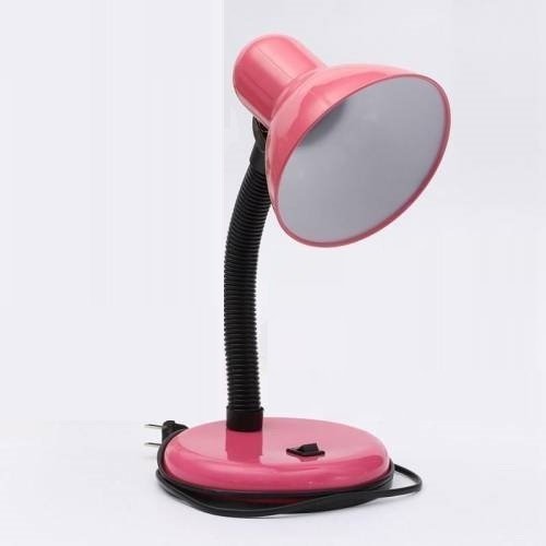 Armatür Masa Lambası Plastik Spral E27 Pembe