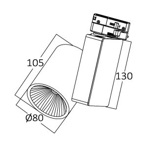 Braytron Led Ray Spot 30W 3000K Bd30-00300