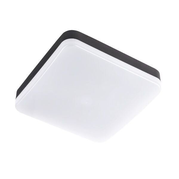 Armatür Zmr Tavan Kare Led Ip66 Siyah Gövde 36w 6500k Beyaz Işık Zmr-405