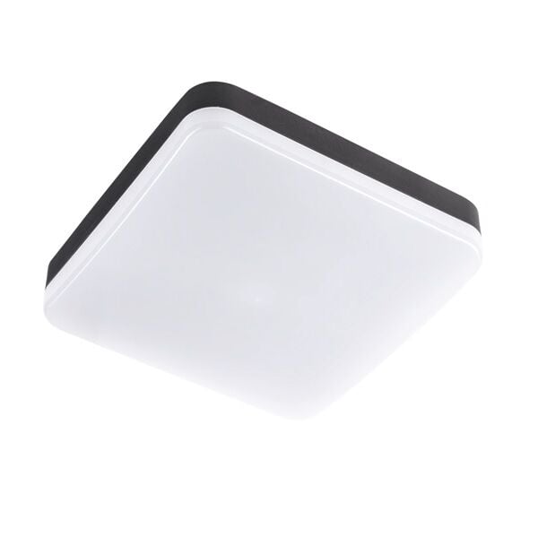 Armatür Zmr Tavan Kare Led Ip66 Siyah Gövde 36w 3000k Sarı Işık Zmr-405