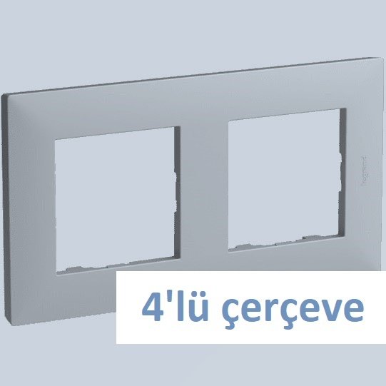 Çerçeve Raventi Beyaz Dörtlü Legrand 768174