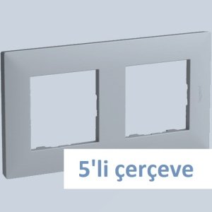 Çerçeve Raventi Beyaz Beşli Legrand 768175