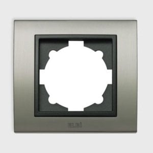 ÇERÇEVE ZENA-PLATİN INOX-FÜME TEKLİ ELBİ