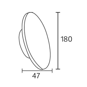 ARMATÜR HOROZ VOLCANO 3CCT YUVARLAK APLİK IP65 SİYAH 12W ÜÇ RENK 6500-4000-2700K