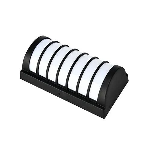 ARMATÜR HOROZ SWEEP DIŞ MEKAN İNCE APLİK PLASTİK SİYAH 24W 3000K SARI IŞIK