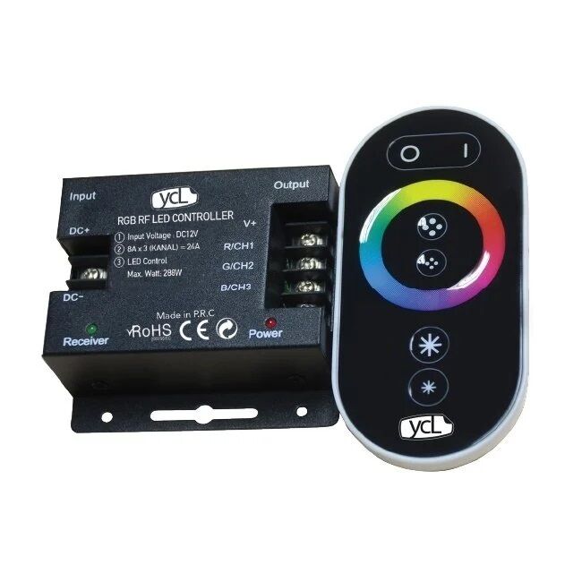 Ycl Şerit Led Rgb Kumanda Cihazı Dokunmatik 24A