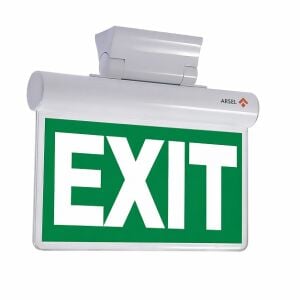Arsel Exit Acil Çıkış Armatürü - 3 saat kitli - Exit etiketli