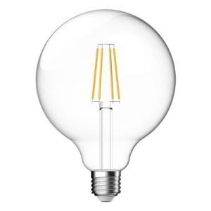 Ampul Led K2 Glop Tipi Şeffaf G125 E27 8W 2700K Sarı Kes507