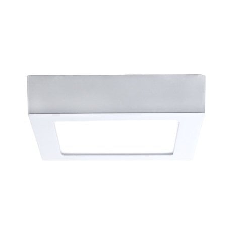 ARMATÜR LAMPTIME LED SIVA ÜSTÜ KARE BEYAZ GÖVDE 20W 22,5CM 3000K SARI 260310