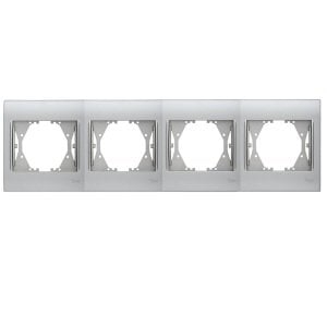 Çerçeve Thea Chrome Matt+Füme 4'Lü Yatay Viko