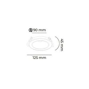 ARMATÜR MOLLED LED SPOT SIVA ALTI GU10 BEYAZ MOL4196