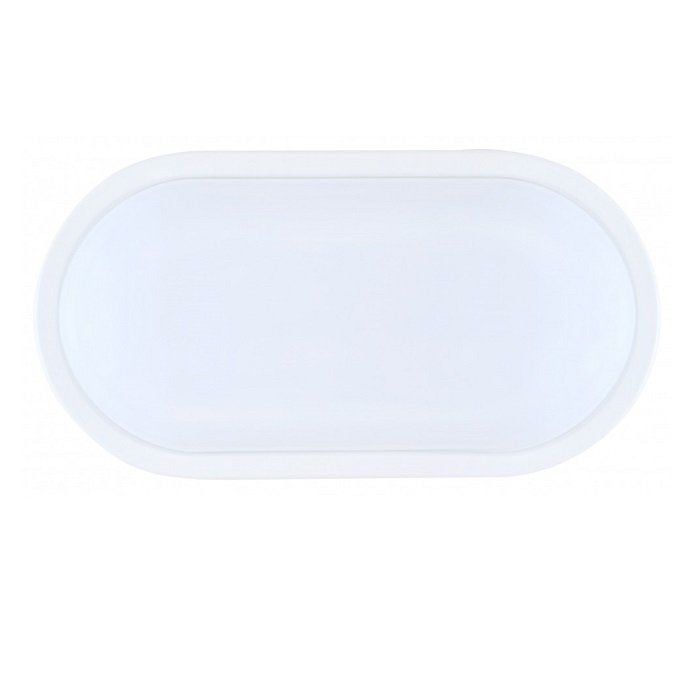 Armatür K2 Satürn Oval Ip65 Led Beyaz Gövde 12W 3000K Sarı Işık Kdl641