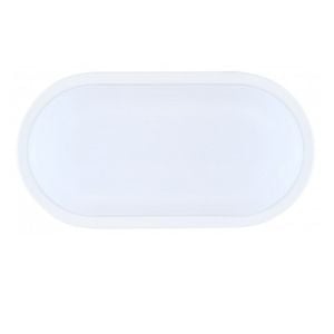 Armatür K2 Satürn Oval Ip65 Led Beyaz Gövde 12W 3000K Sarı Işık Kdl641