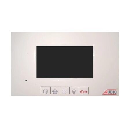 DİAFON AUDIO GÖRÜNTÜLÜ ŞUBE 4,3'' STAR MEKANİK BUTON SLIM BEYAZ 001140