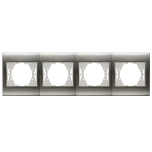 ÇERÇEVE THEA INOX+FÜME 4'LÜ YATAY VİKO