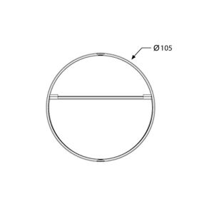 ARMATÜR JUPITER LW444 LED BAHÇE APLİK ANTRASİT 3,5W 3000K 150LM