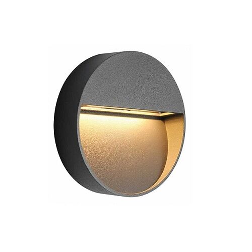 ARMATÜR JUPITER LW444 LED BAHÇE APLİK ANTRASİT 3,5W 3000K 150LM