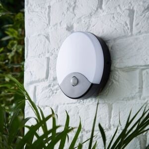 ARMATÜR K2 SENSÖRLÜ APLİK LED IP40 YUVARLAK 15W SİYAH 6500K BEYAZ IŞIK KSA192