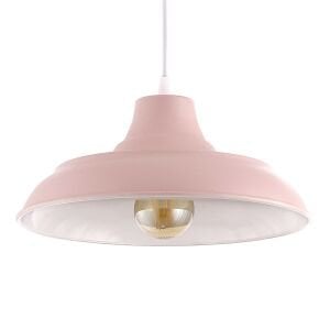 Armatür Metal Dekoratif Sarkıt Fiyona Pembe/Beyaz