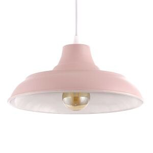 Armatür Metal Dekoratif Sarkıt Fiyona Pembe/Beyaz