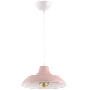 ARMATÜR METAL DEKORATİF SARKIT FİYONA PEMBE/BEYAZ