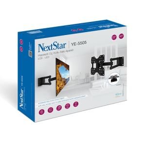 Televizyon Askı Aparatı Next Duvar Tipi Hareketli Üç Kollu 22-43 Inch Ye-5505