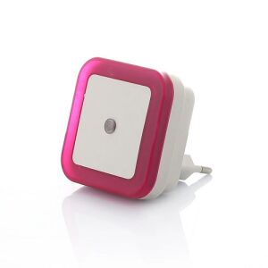 ARMATÜR GECE FİŞLİ LED KARE RENKLİ ÇİZGİLİ FOTOSEL SENSÖRLÜ PANTHER PT-893