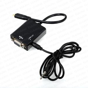 Adaptör Mını Hdmı Erkek (Mını)-Vga Dişi Çevirici (Sesli)