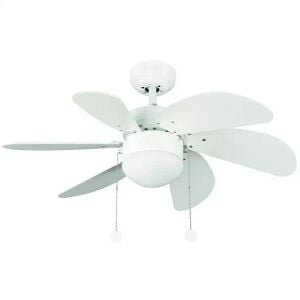Vantilatör Vanti Tavan Tipi Avizeli Kcf281 30 Inch Beyaz Ahşap