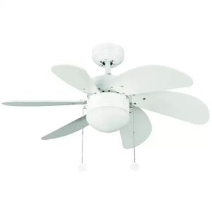 Vantilatör Vanti Tavan Tipi Avizeli Kcf281 30 Inch Beyaz Ahşap