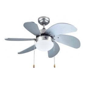 Vantilatör Vanti Tavan Tipi Avizeli Kcf282 30 Inch Sılver Gri