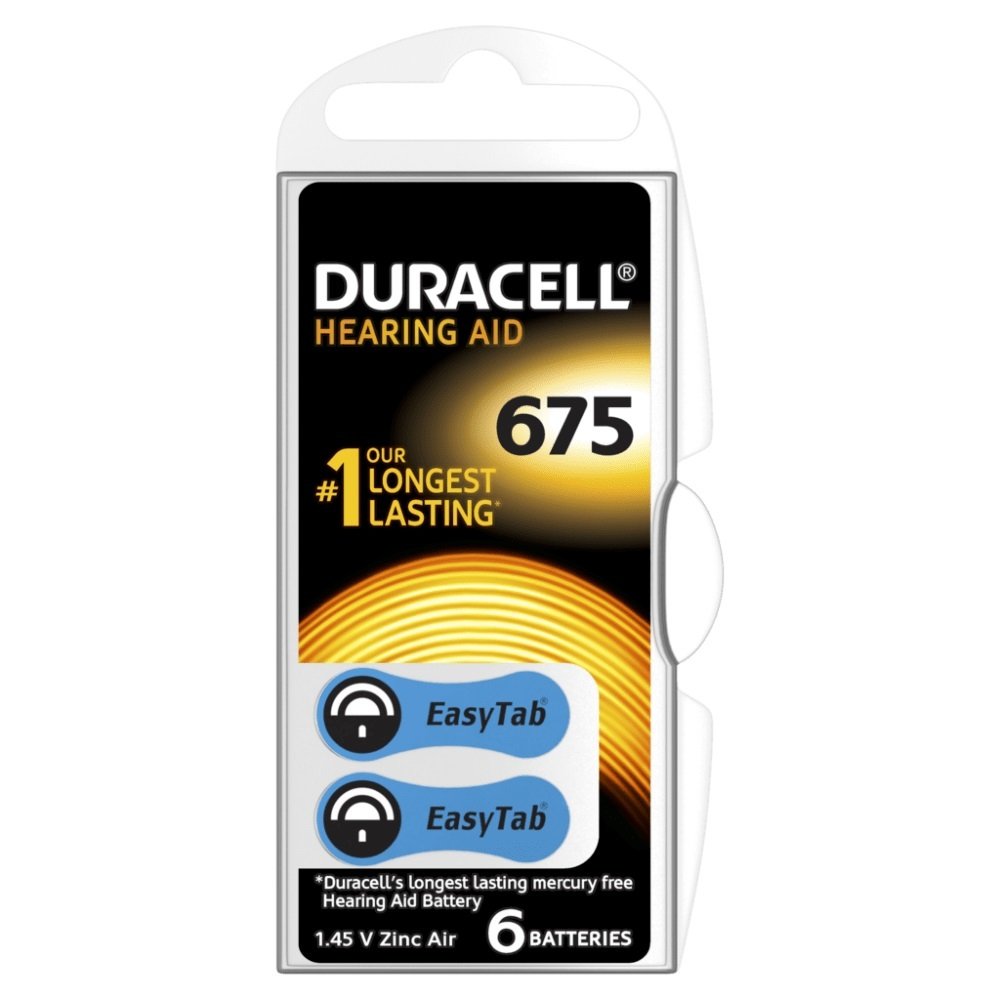 Duracell Activeair Kulaklık Pili No:675 - 6'Lı Paket