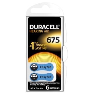 Duracell Activeair Kulaklık Pili No:675 - 6'lı Paket