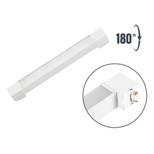 ARMATÜR LINEER LED RAY SPOT OPAK 20W BEYAZ GÖVDE 4000K ILIK BEYAZ ZMR-236/B.40