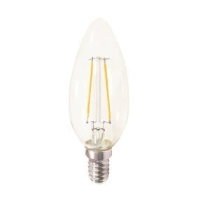 Ampul Led K2 Mum Tipi Şeffaf E14 4W 6500K Beyaz Kes499