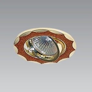 ARMATÜR JUPITER JH574 LED ANKASTRE ALTIN DESENLİ