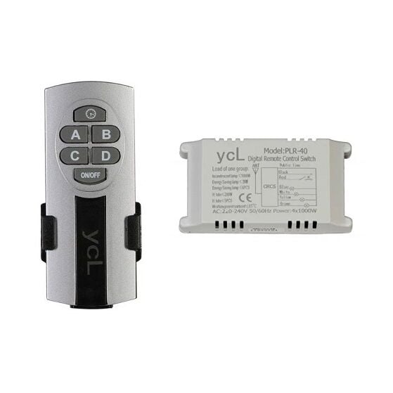 KUMANDA AYDINLATMA YCL 4 KANAL 4000W PLR-40