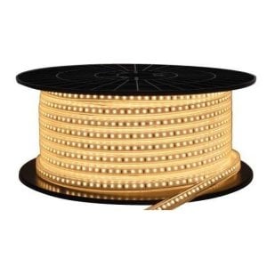 Ampul Led Şerit Jupıter 220V Smd Slikonlu Ip65 6,5W Sarı 3000K Le211S (Metre)