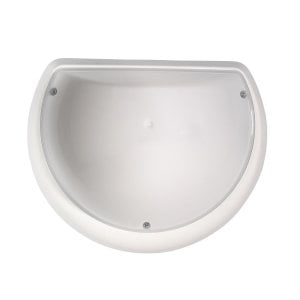 Armatür Horoz Aqua Yarımay Aplik Led Beyaz Gövde 9W 3000K Sarı 400313114