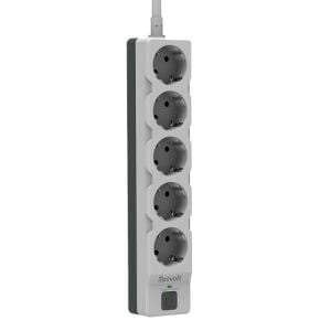PRİZ DOTVOLT AKIM KORUMALI KABLOLU BEŞLİ ANAHTARLI 1,5 METRE 1050 JOULE